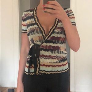 Missoni Wrap Knit Top